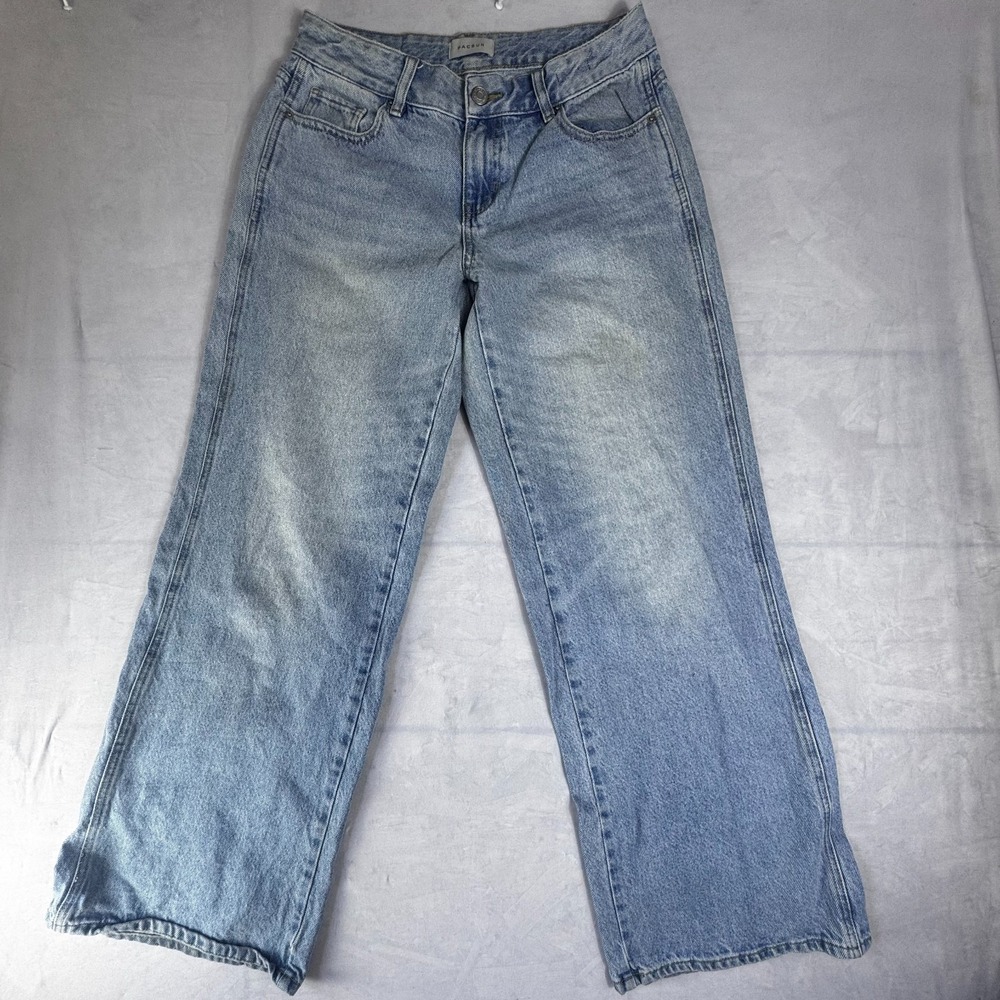 PacSun women’s Casey Low Rise Baggy Jeans Blue Denim Lightwash 26